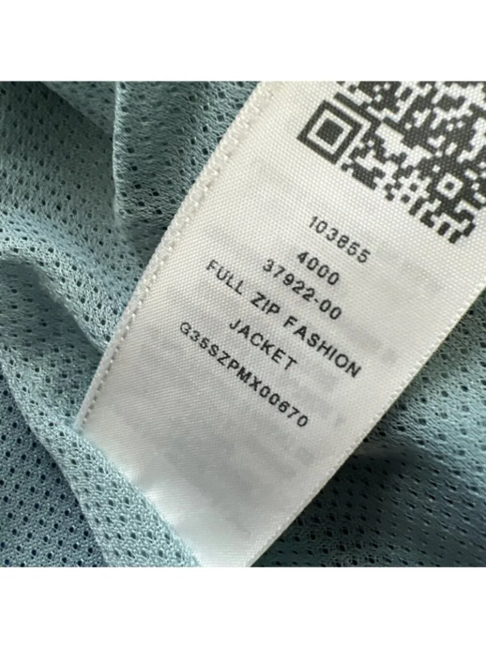True Religion Windbreaker Jacket Mens M Teal Blue Green Full Zip Hooded
